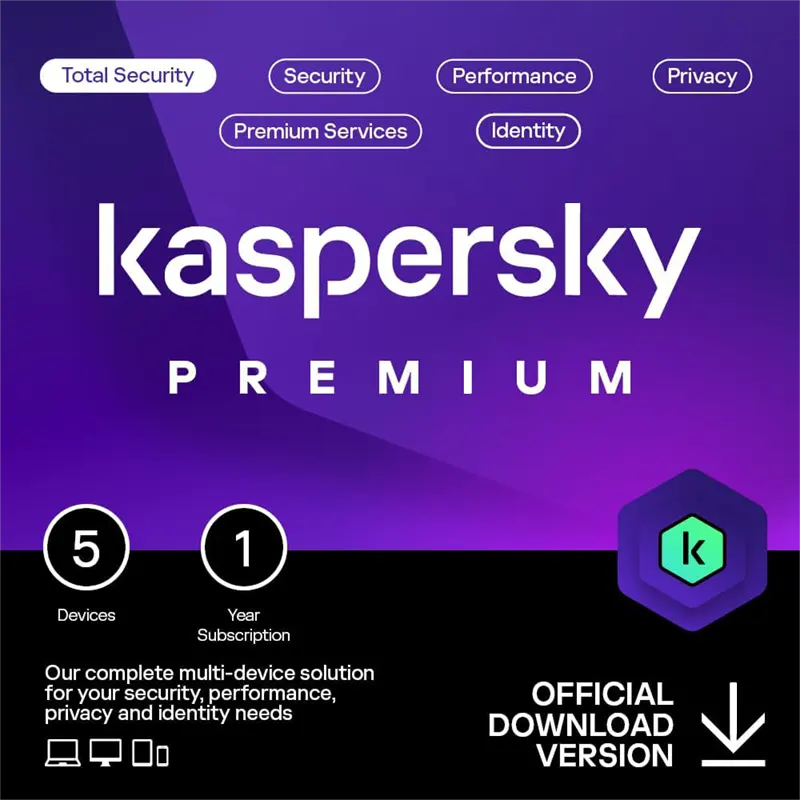 Kaspersky Premium 5 devices Mascom International.webp